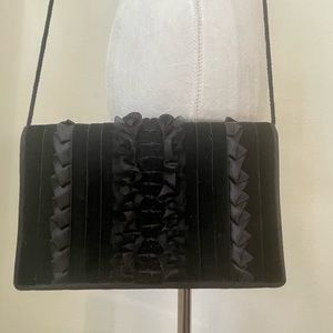 Kate Landry Velvet Cross Body Bag